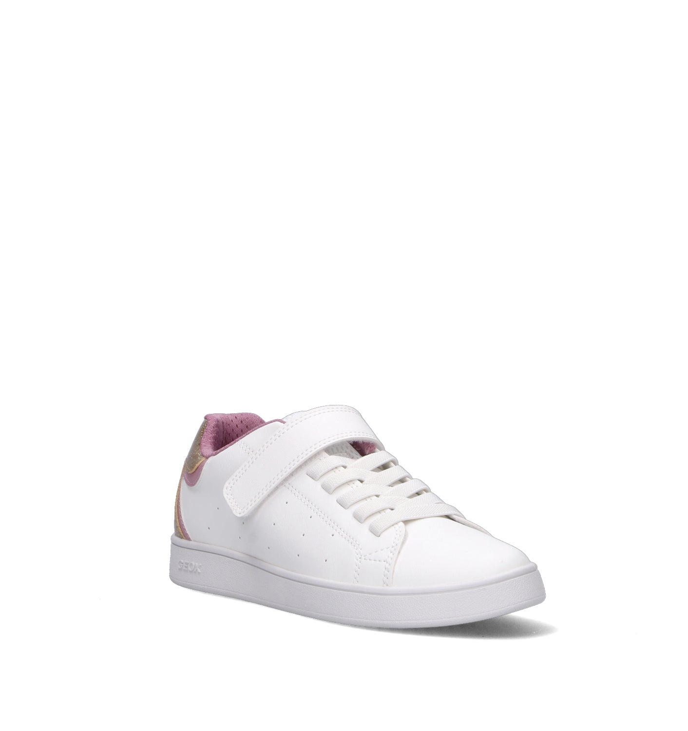 GEOX Sneaker ragazza bianca/oro