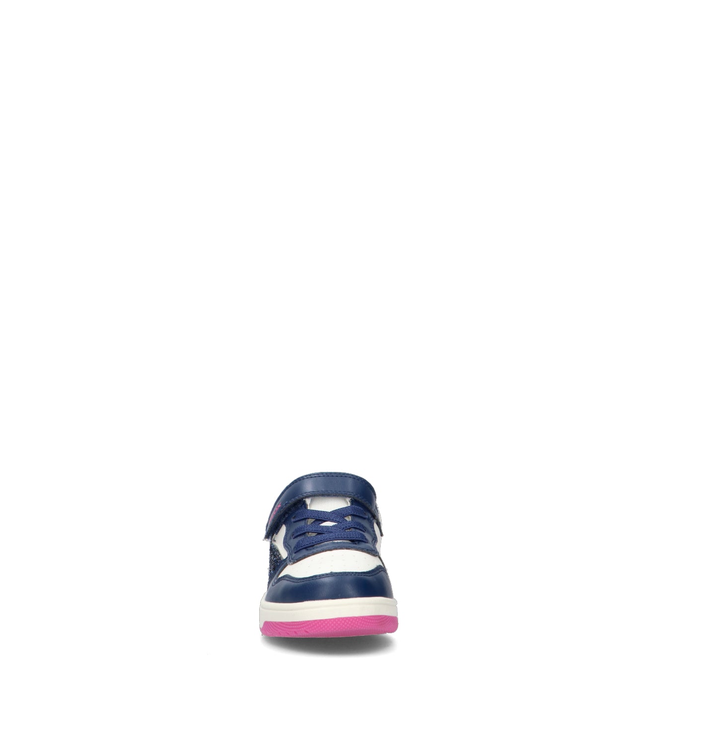 GEOX Sneaker bimba bianca/blu