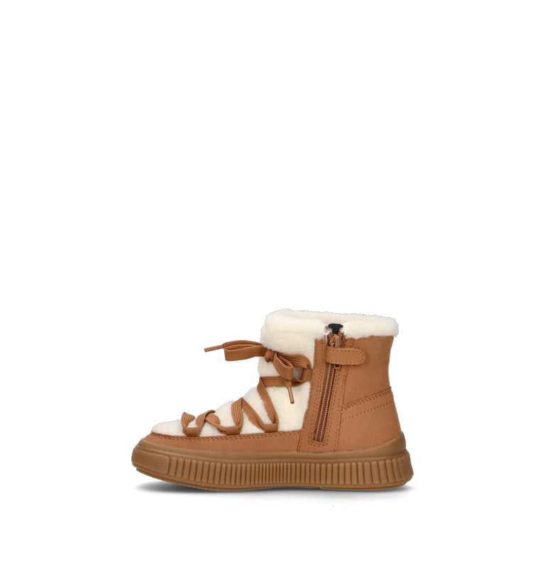 GEOX Stivaletto pelo bimba marrone
