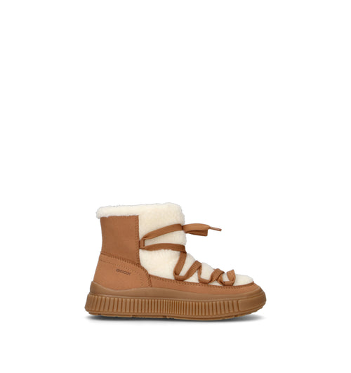 GEOX Stivaletto pelo bimba marrone