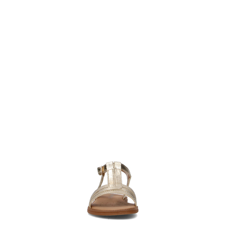 GEOX Sandalo bimba platino