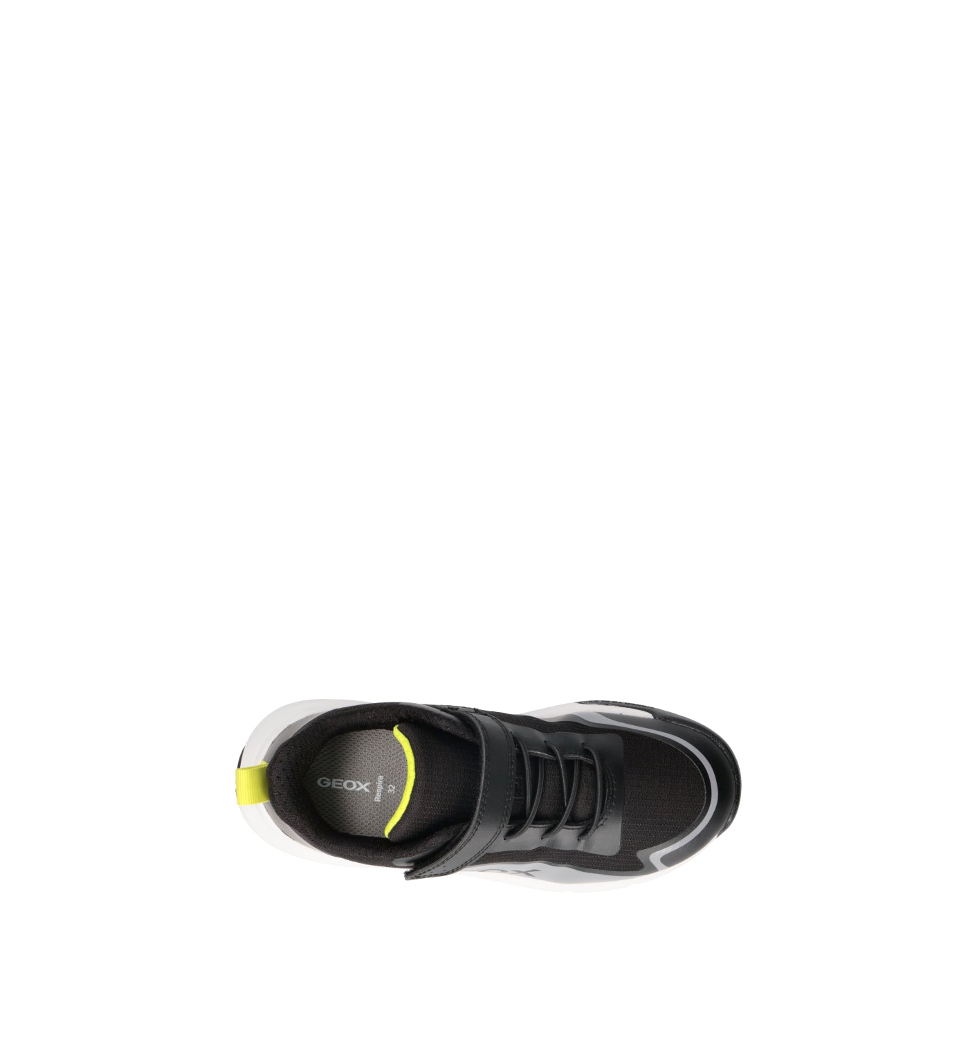 GEOX Sneaker bimbo nera waterproof