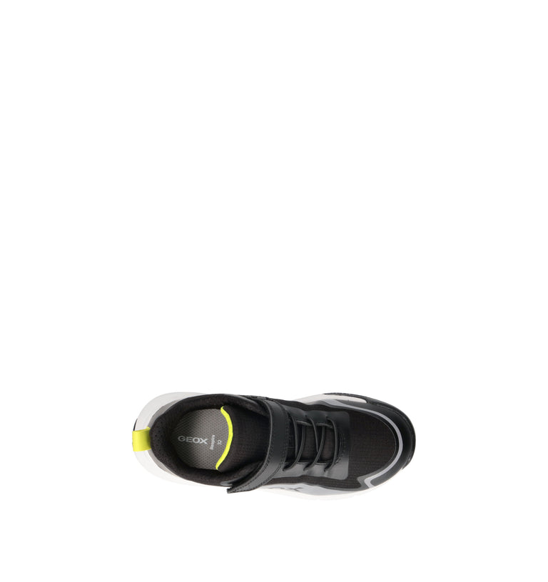 GEOX Sneaker bimbo nera waterproof