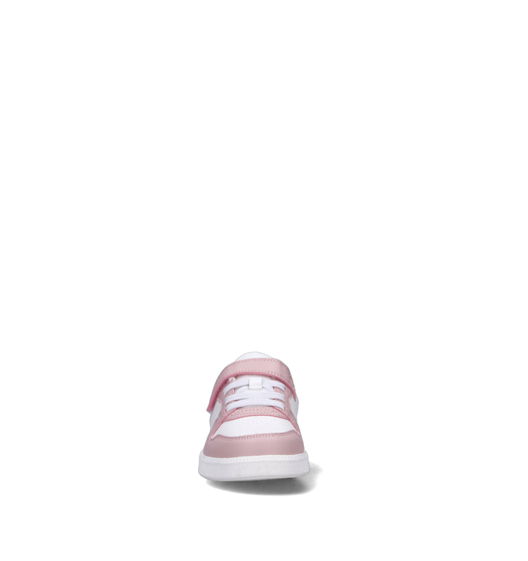 GEOX Sneaker bimba bianca/rosa