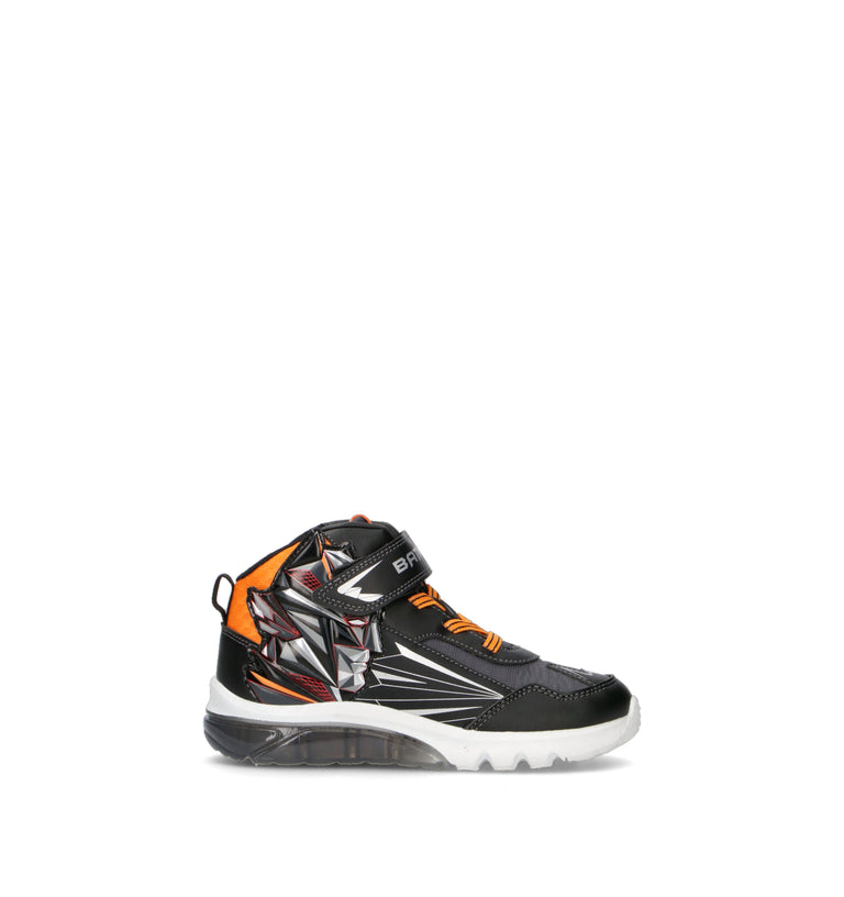 GEOX Sneaker bimbo nera con luci