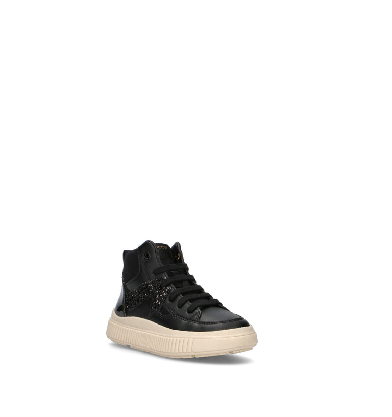 GEOX Sneaker bimba nera