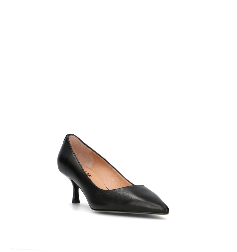 LOVE MOSCHINO Décolleté donna nero in pelle