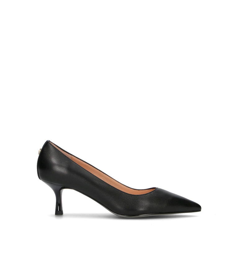 LOVE MOSCHINO Décolleté donna nero in pelle