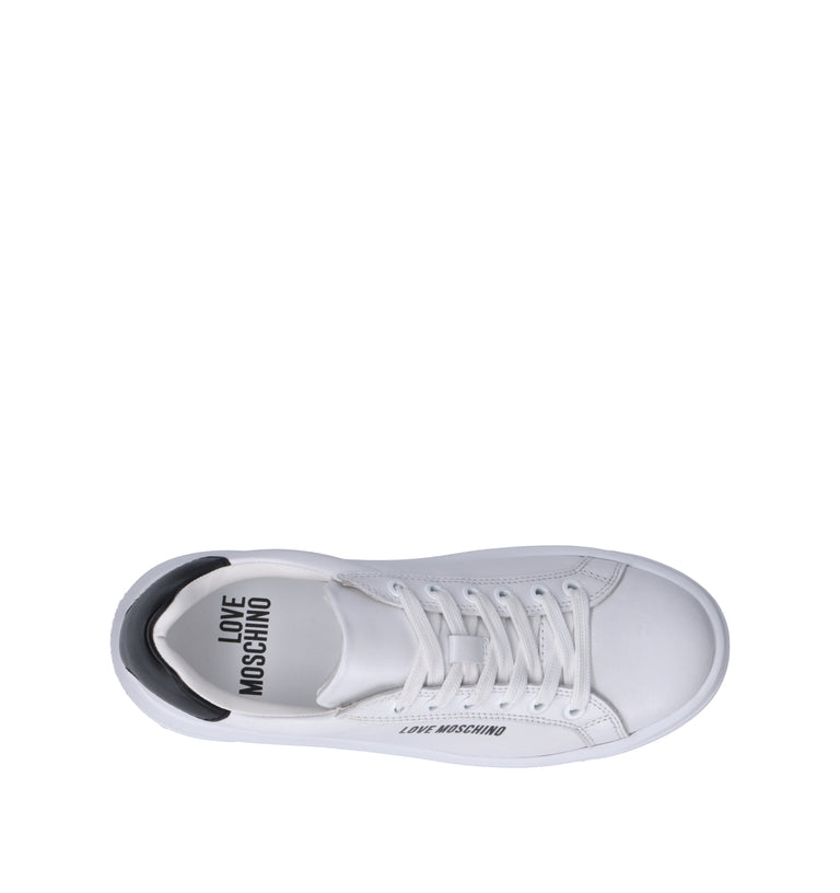 LOVE MOSCHINO Sneaker donna bianca/nera