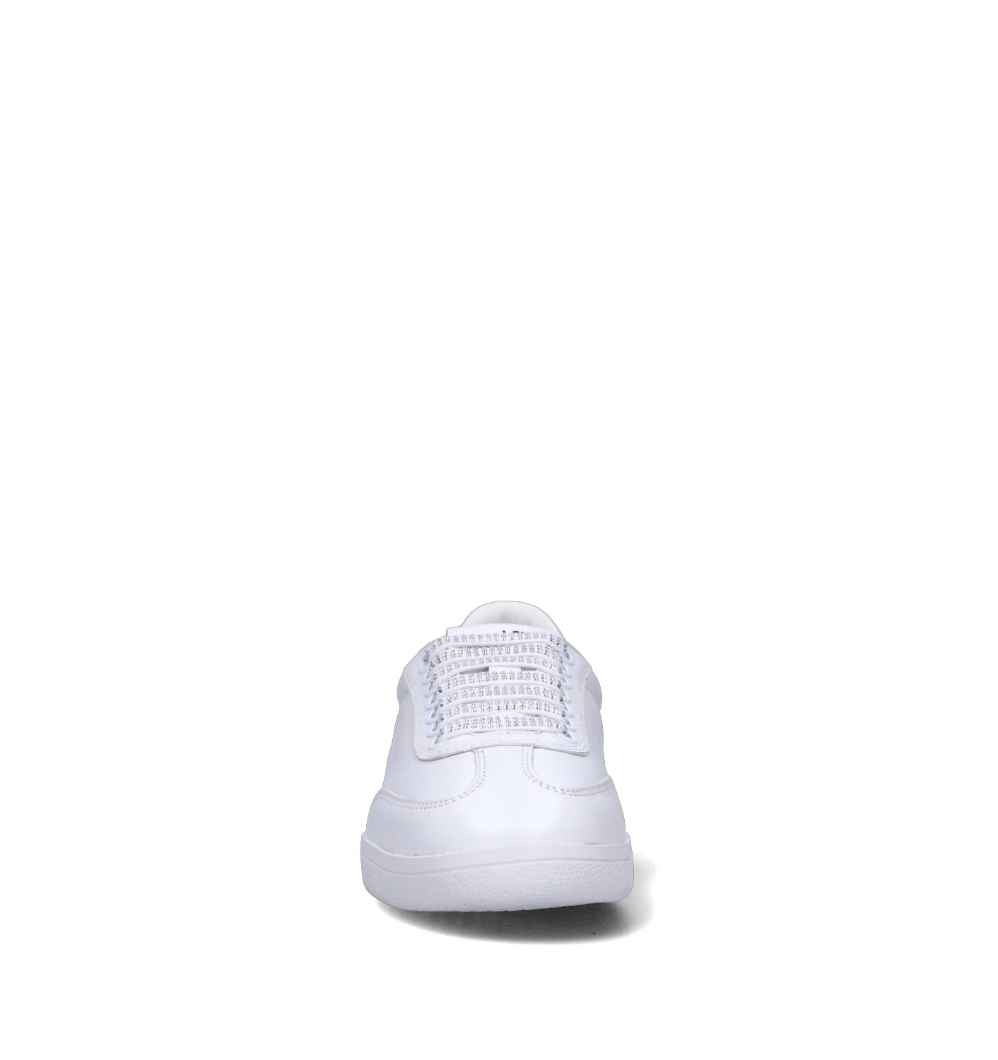 LOVE MOSCHINO Sneaker donna bianca in pelle