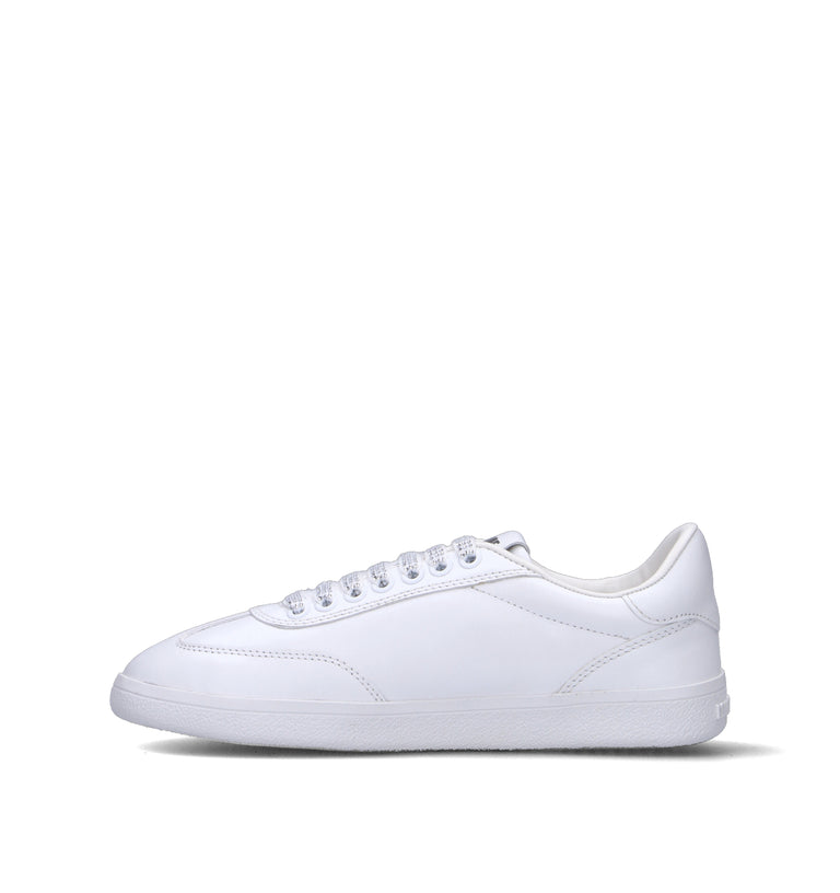 LOVE MOSCHINO Sneaker donna bianca in pelle