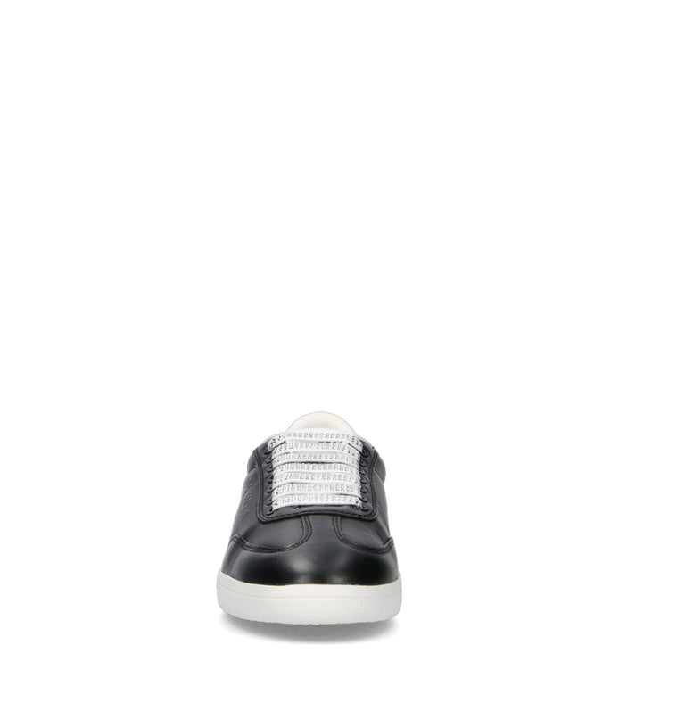 LOVE MOSCHINO Sneaker donna nera in pelle