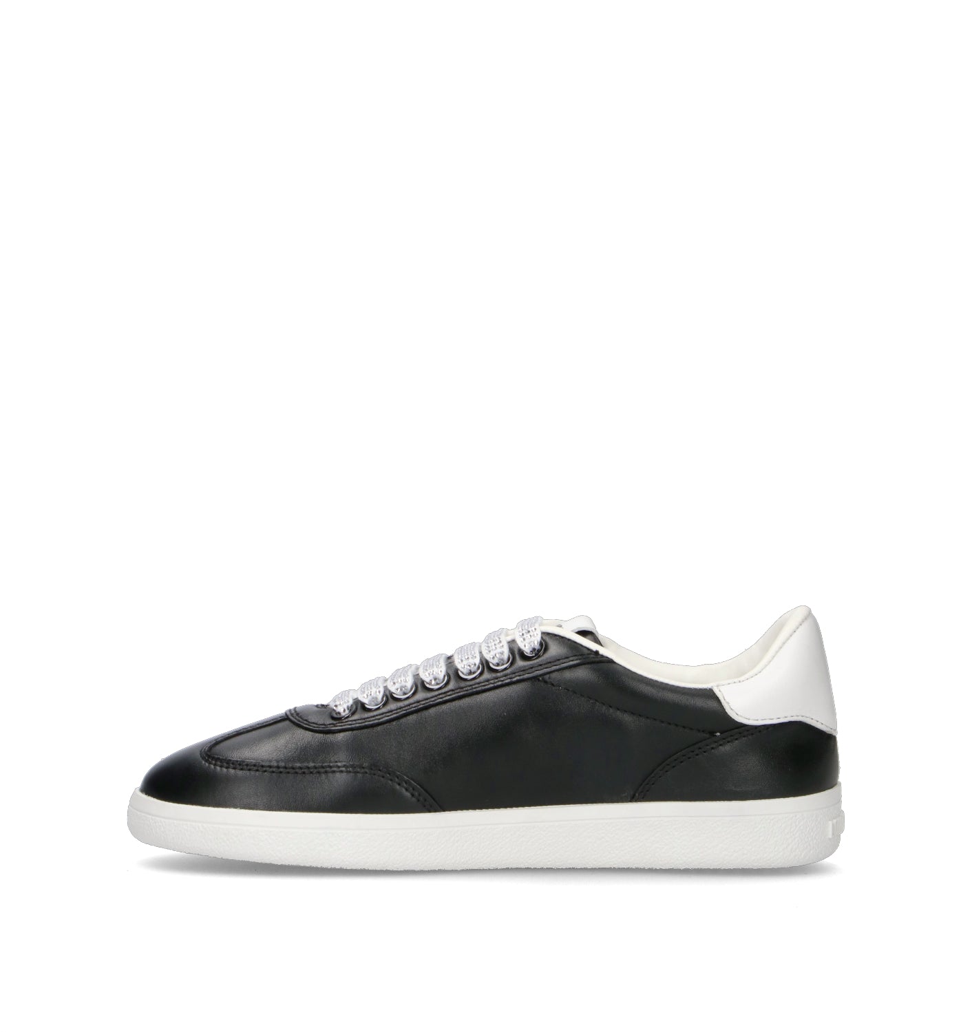 LOVE MOSCHINO Sneaker donna nera in pelle