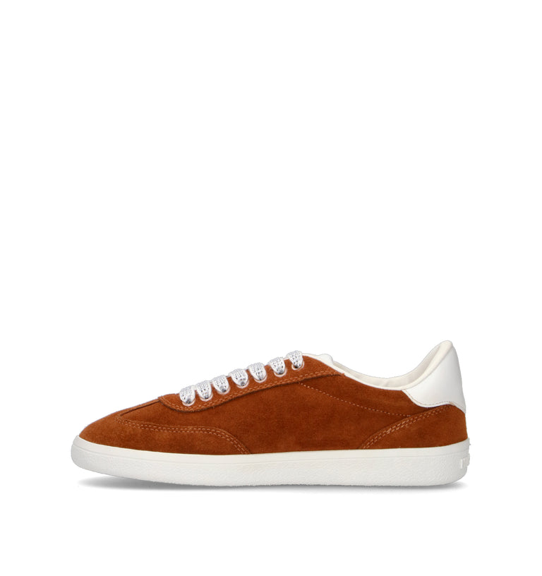 LOVE MOSCHINO Sneaker donna cuoio in suede