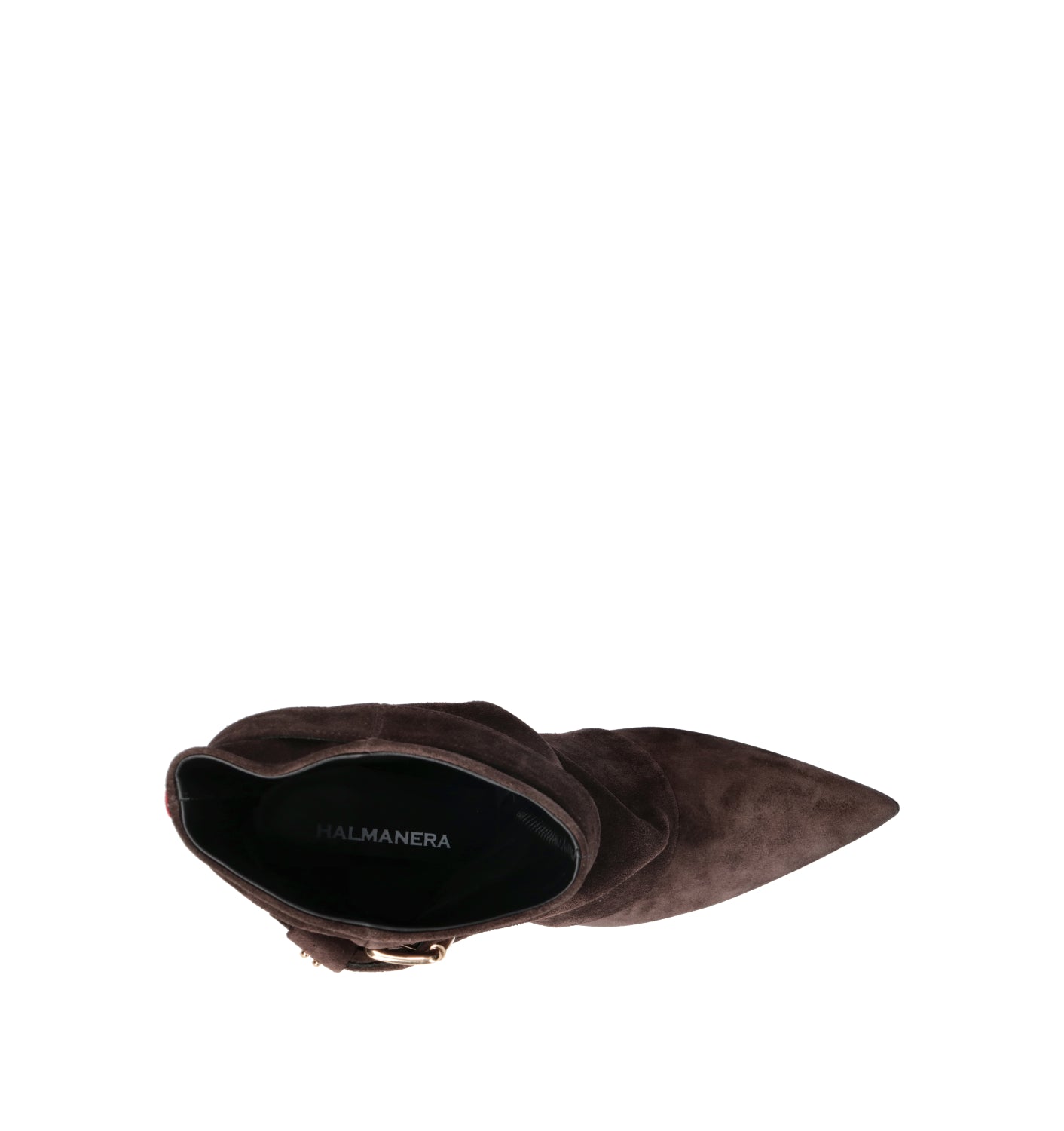 HALMANERA Tronchetto donna testa di moro in suede