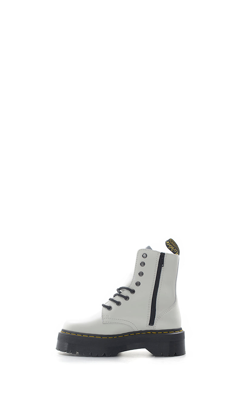 DR. MARTENS Anfibio donna bianco in pelle