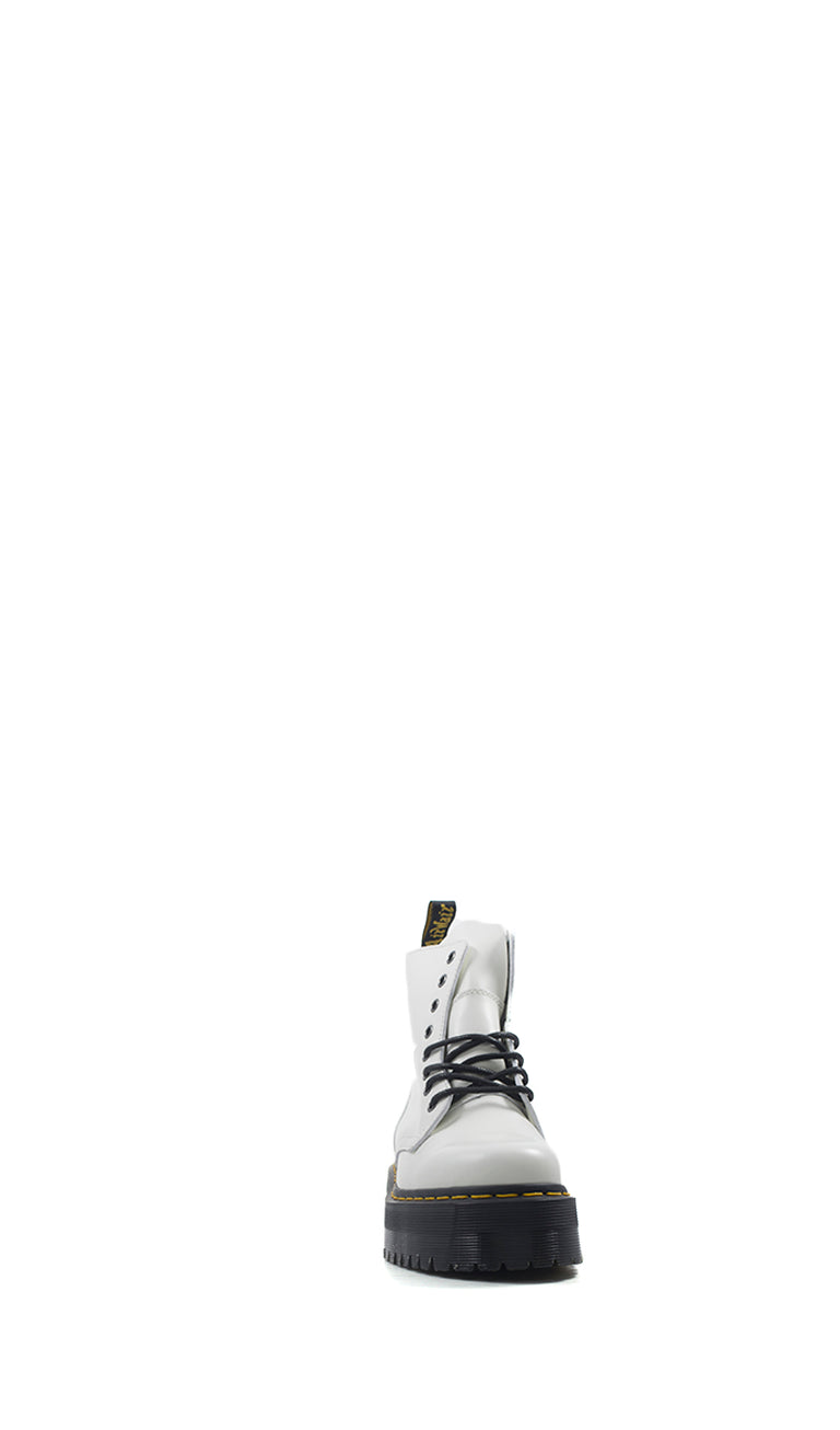 DR. MARTENS Anfibio donna bianco in pelle