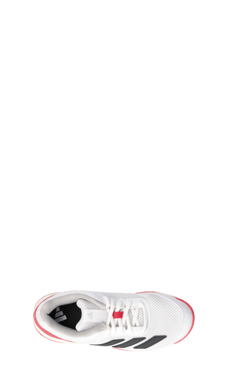 ADIDAS COURTFLASH K Scarpa running ragazza bianca/rossa
