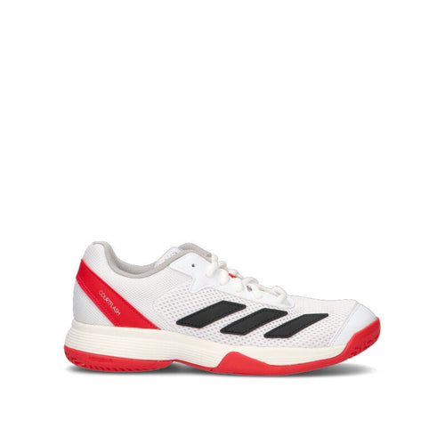 ADIDAS COURTFLASH K Scarpa running ragazza bianca/rossa