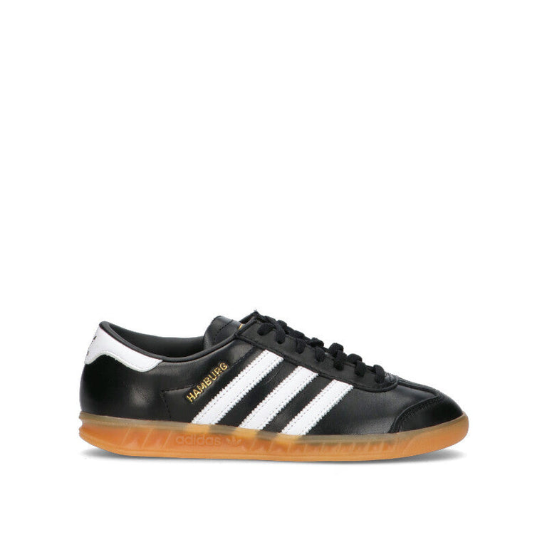 ADIDAS HAMBURG W Sneaker donna nera in pelle