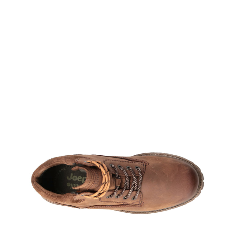 JEEP Polacco uomo taupe in pelle