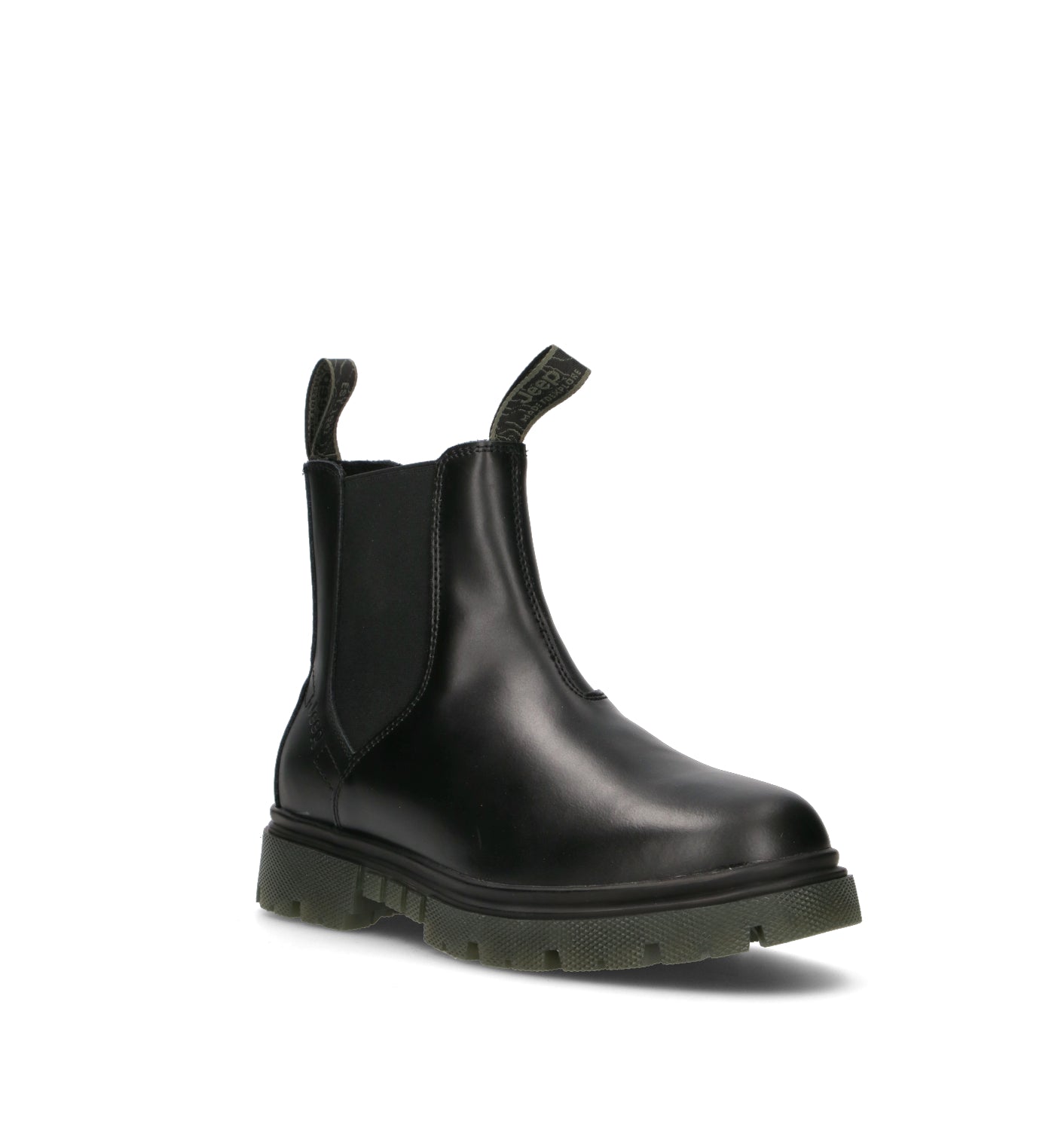 JEEP Beatles uomo nero in pelle