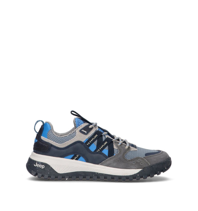 JEEP Sneaker uomo blu/grigia