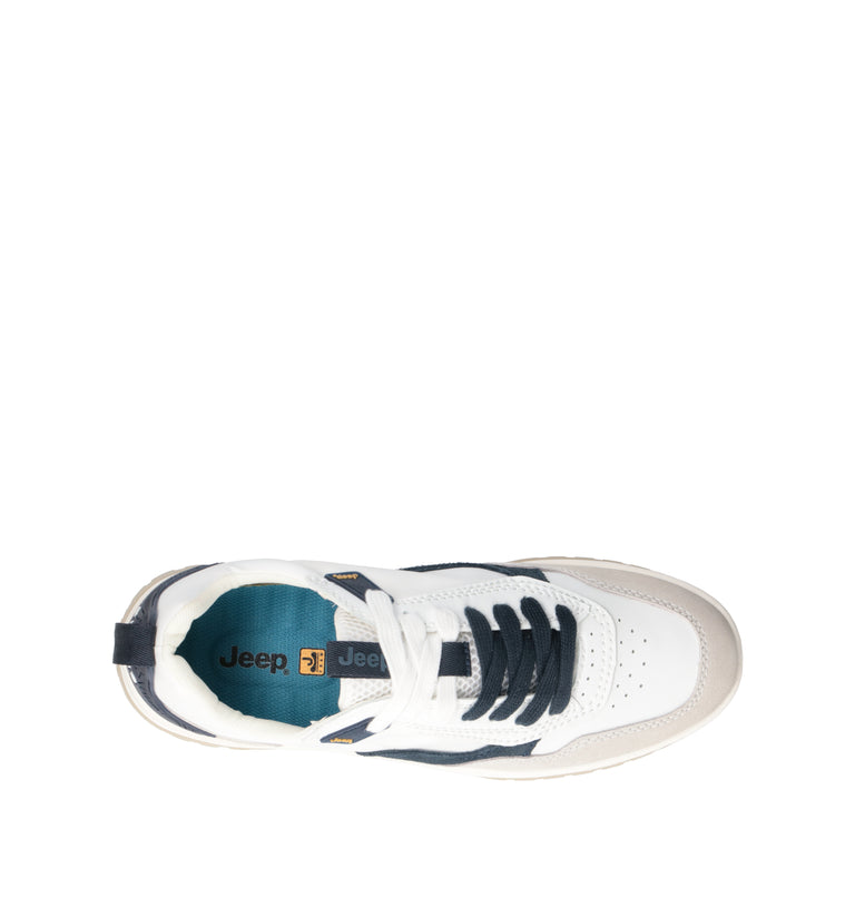 JEEP Sandalo uomo bianca/blu