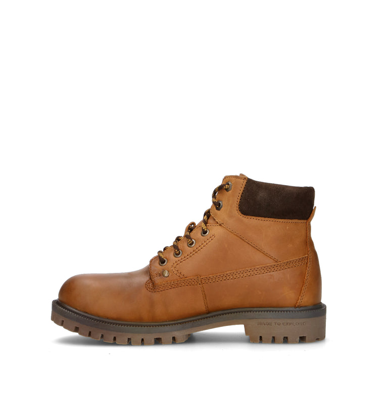 JEEP Polacco uomo cammello in pelle