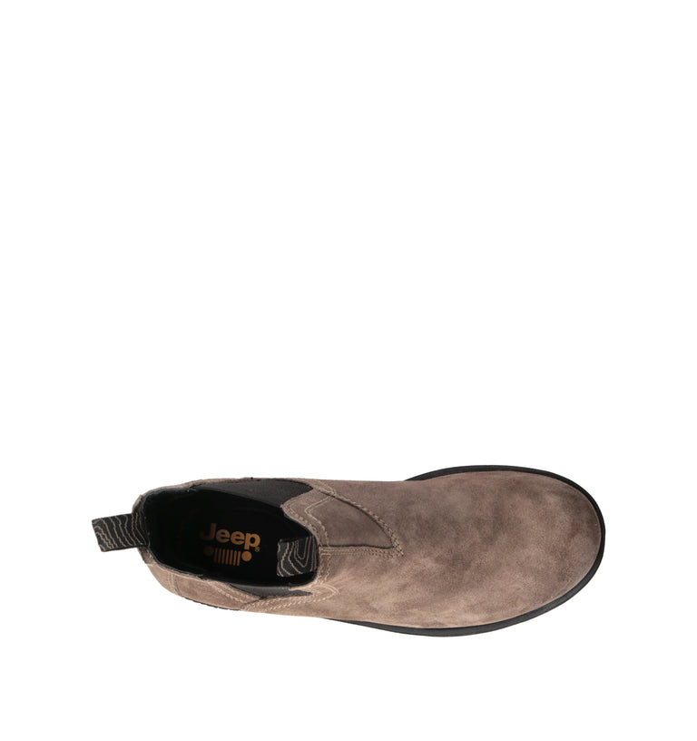 JEEP Beatles uomo taupe in suede