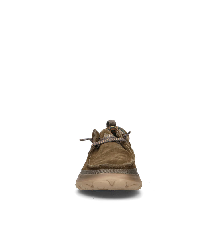 JEEP Mocassino uomo militare in suede