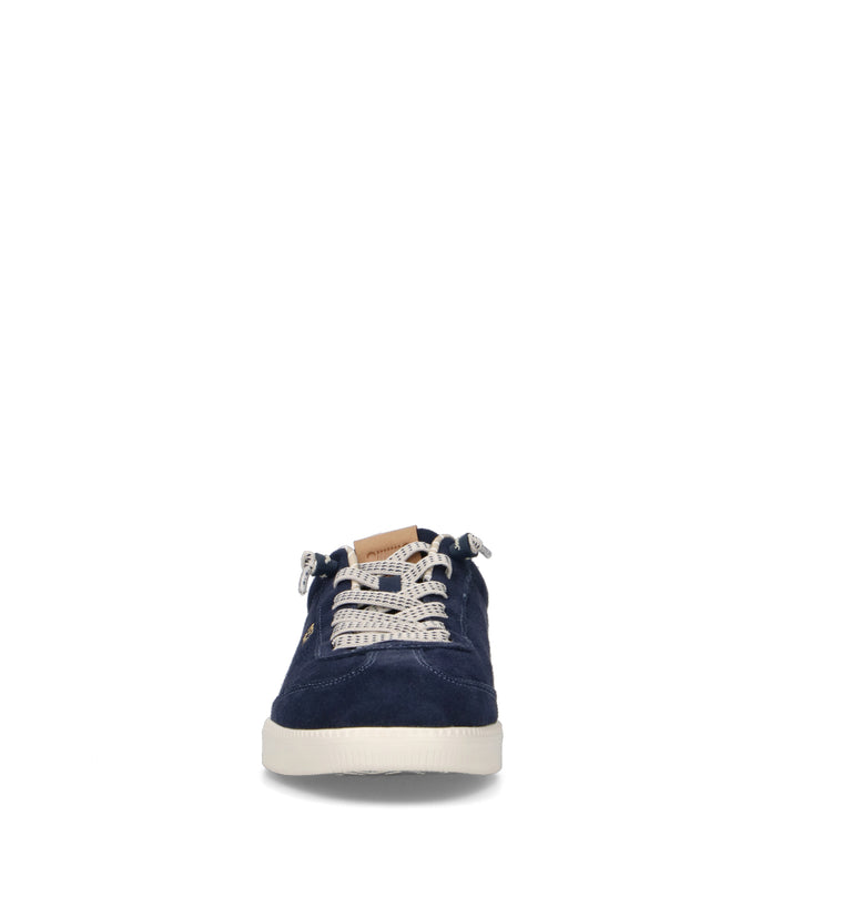 JEEP Sneaker uomo blu in suede
