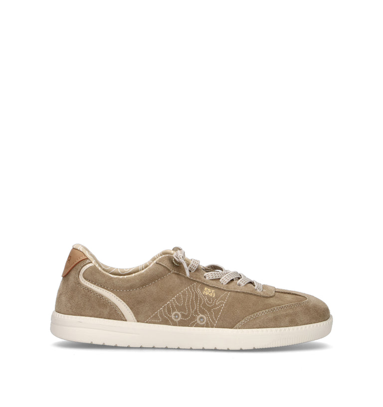 JEEP Sneaker uomo beige in suede