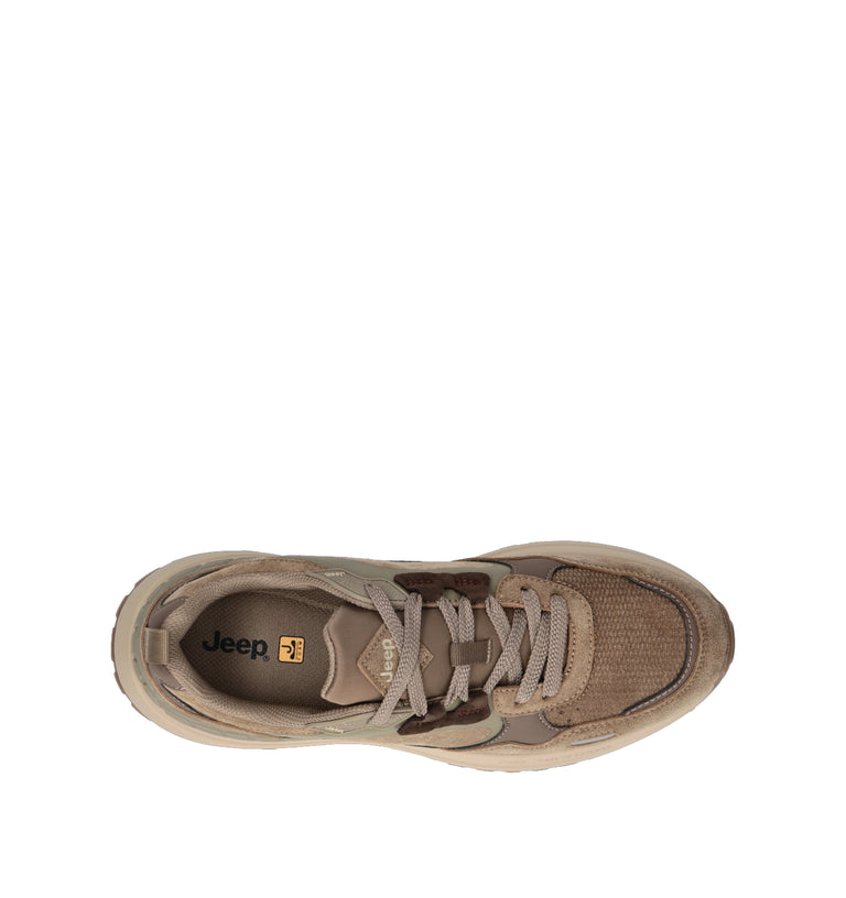 JEEP Sneaker uomo khaki