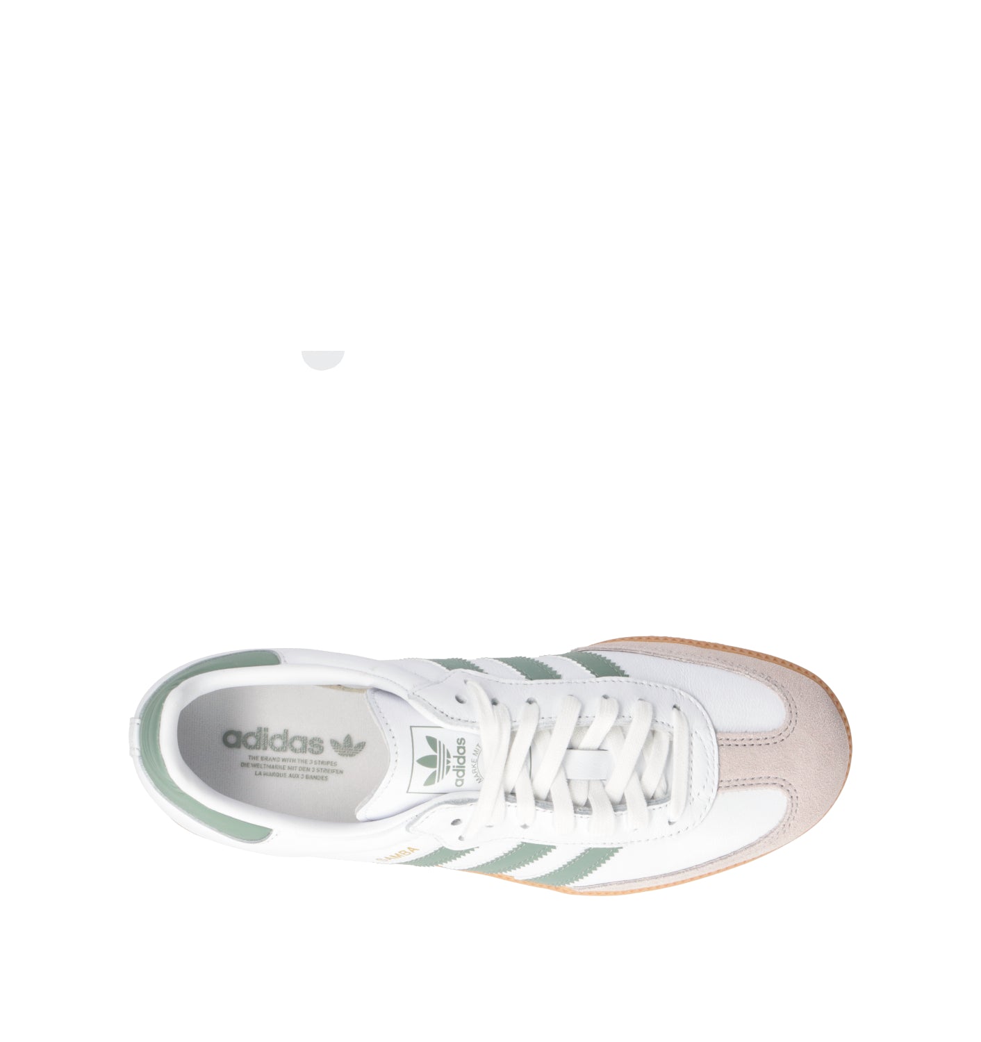 ADIDAS SAMBA OG J Sneaker ragazza bianca/salvia