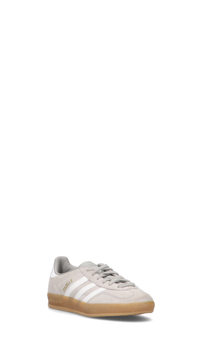 ADIDAS - GAZELLE INDOOR Sneaker donna grigia in suede