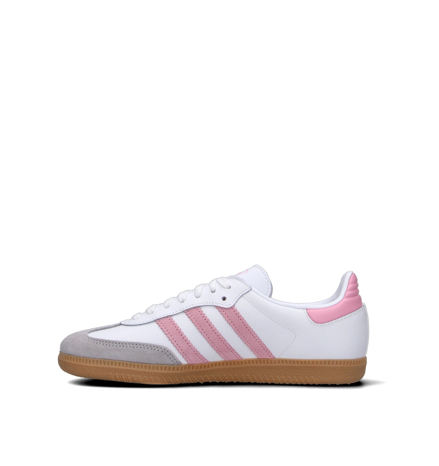 ADIDAS SAMA OG J Sneaker donna bianca/rosa in pelle