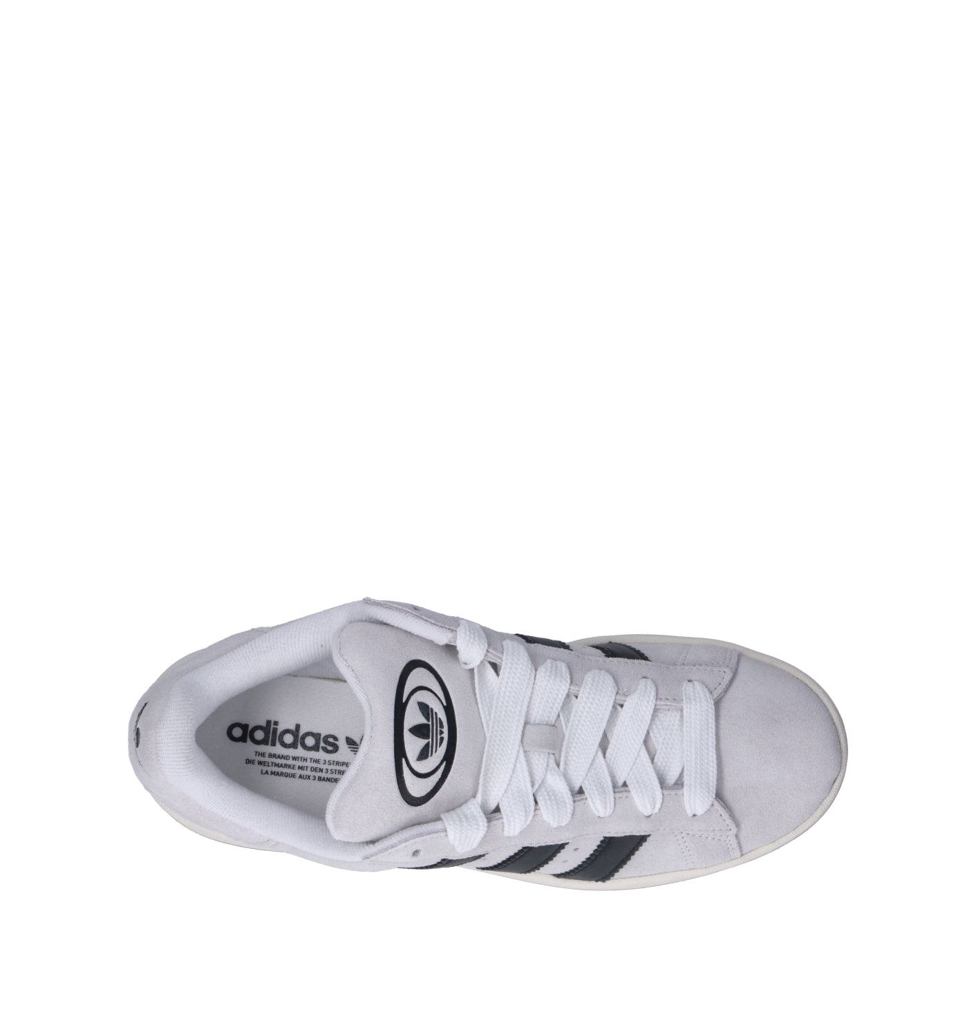 ADIDAS CAMPUS Sneaker donna grigia in suede
