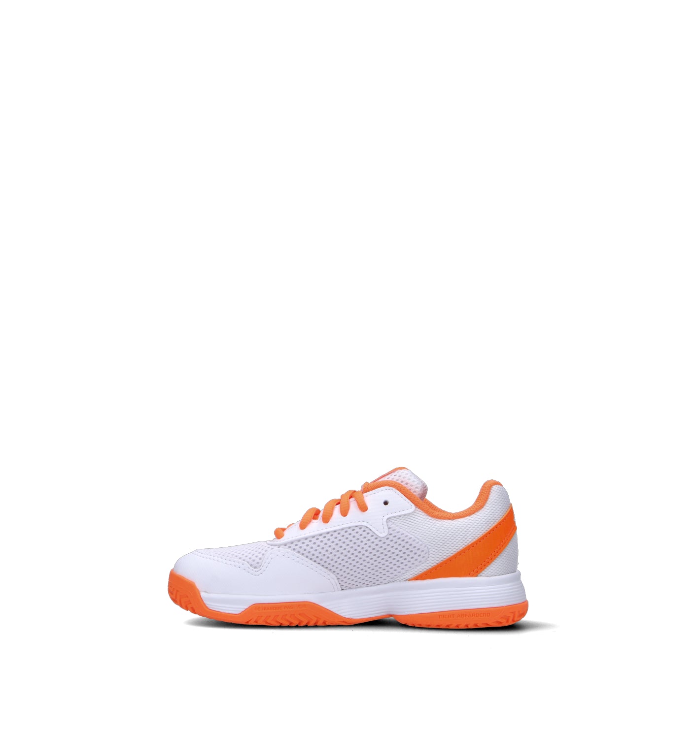 ADIDAS COURTFLASH K Scarpa tennis bimbo bianca/arancio