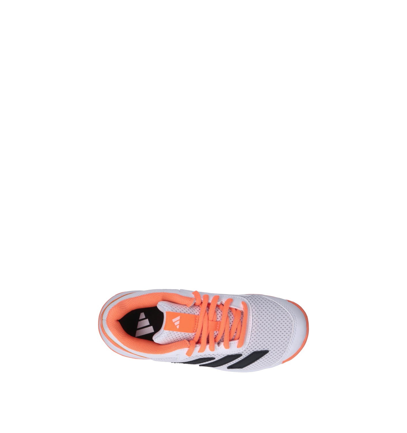 ADIDAS COURTFLASH K Scarpa tennis bimbo bianca/arancio