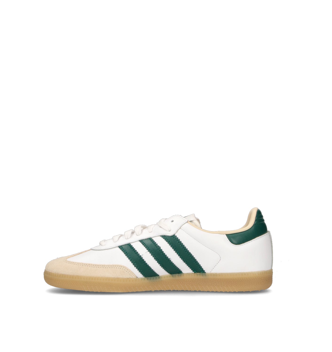ADIDAS SAMBA Sneaker donna bianca/verde in pelle