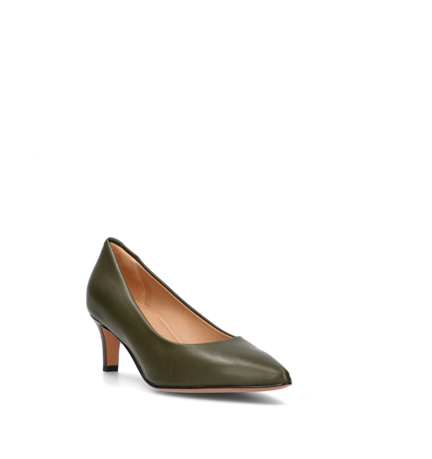JUBILE' Décolleté donna verde in pelle