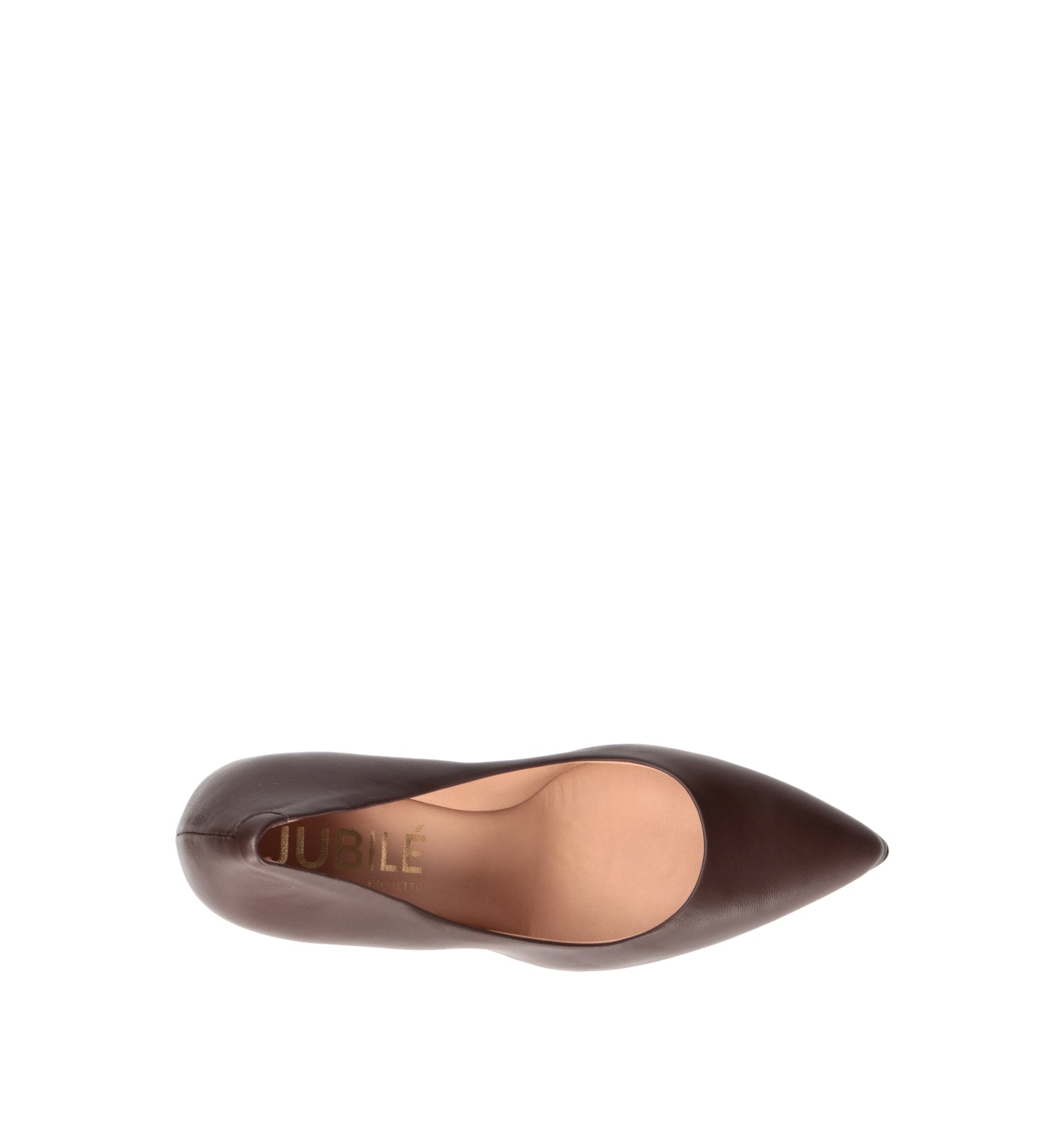 JUBILE' Décolleté donna marrone in pelle
