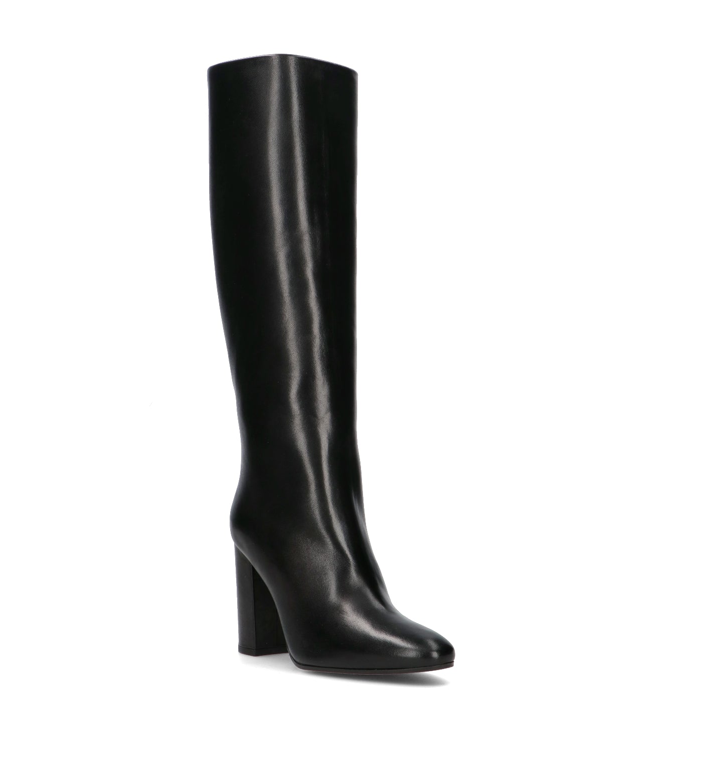 JUBILE' Stivale donna nero in pelle