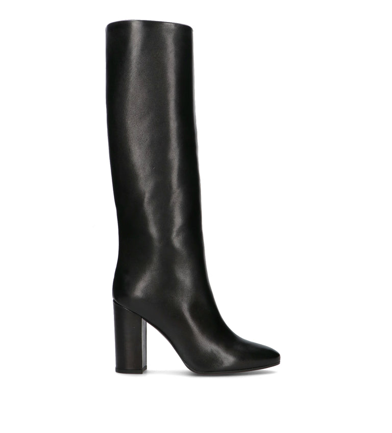 JUBILE' Stivale donna nero in pelle