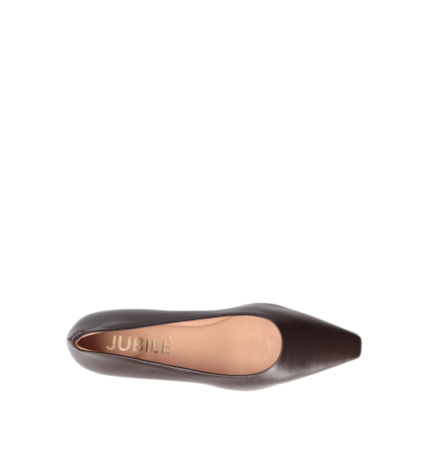 JUBILE' Décolleté donna marrone in pelle