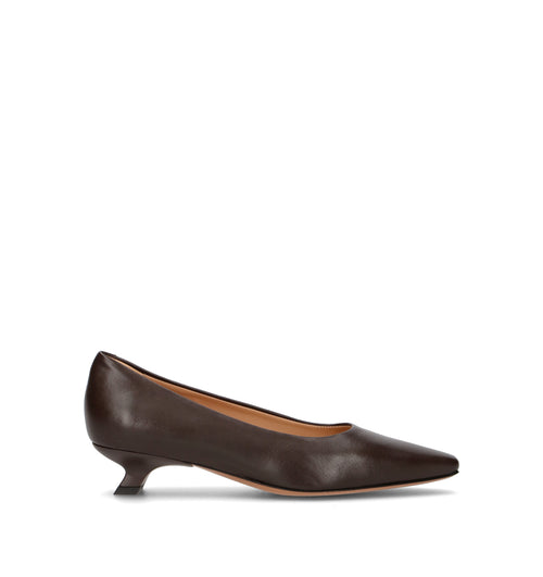 JUBILE' Décolleté donna marrone in pelle