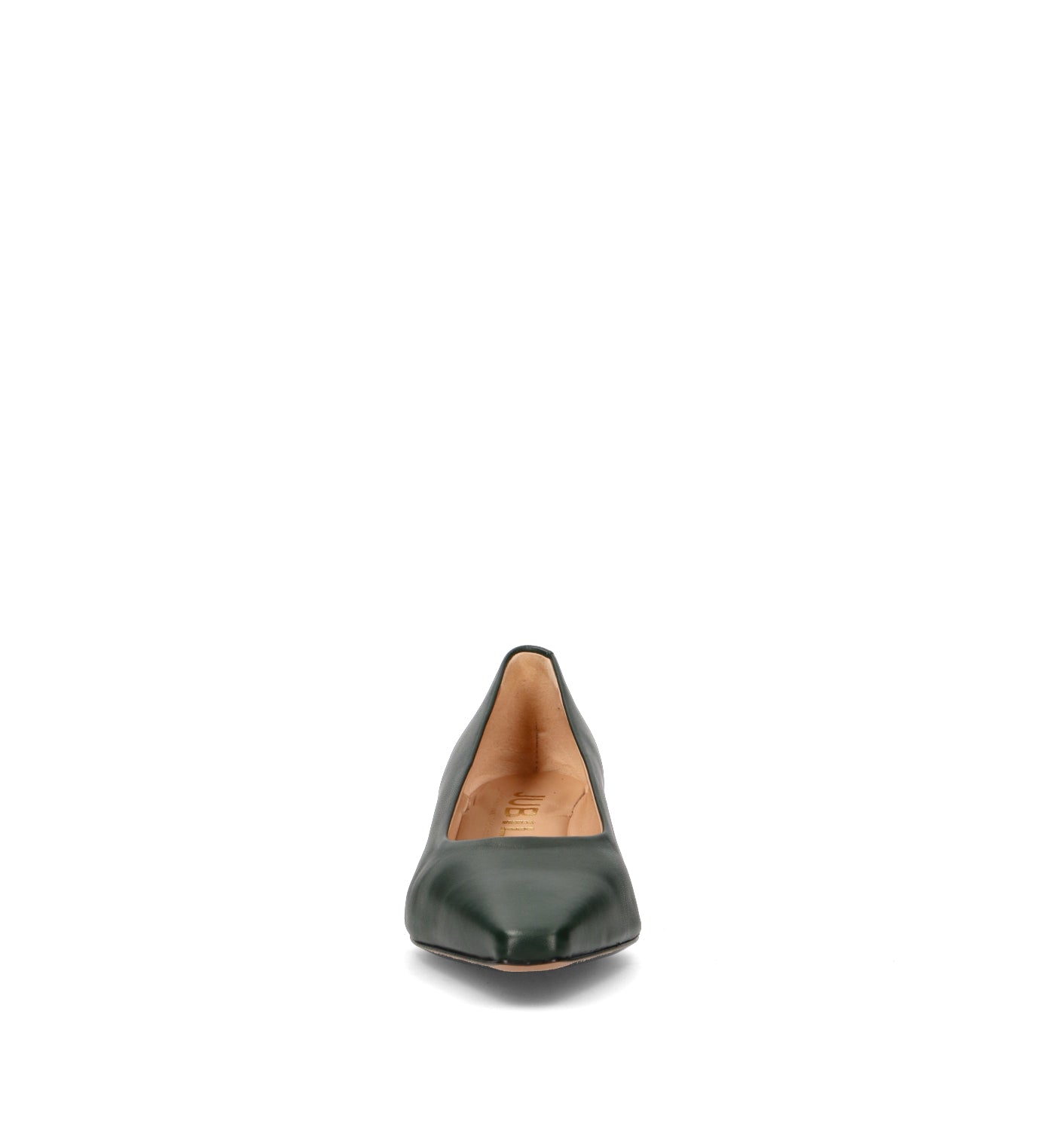 JUBILE' Décolleté donna verde in pelle