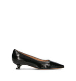JUBILE' Décolleté donna nero in pelle