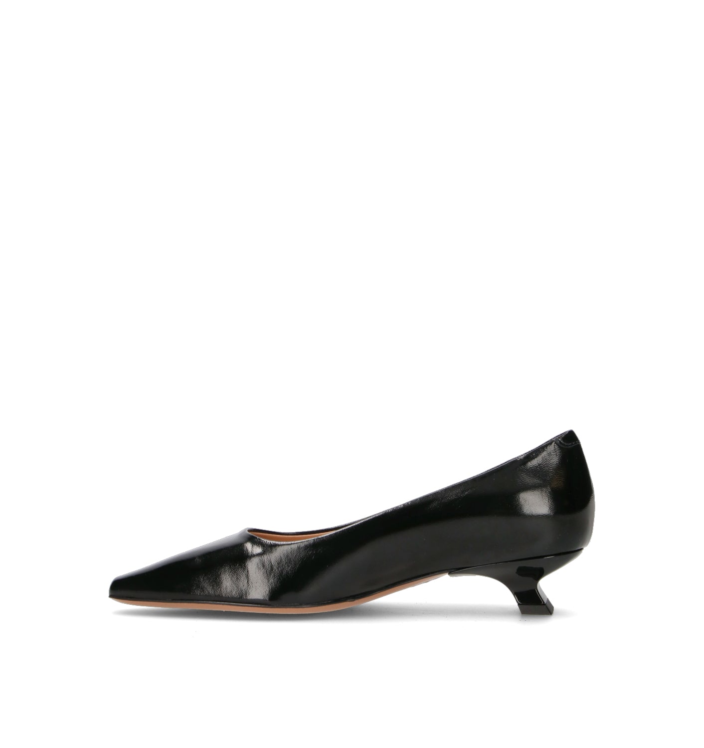 JUBILE' Décolleté donna nero in pelle